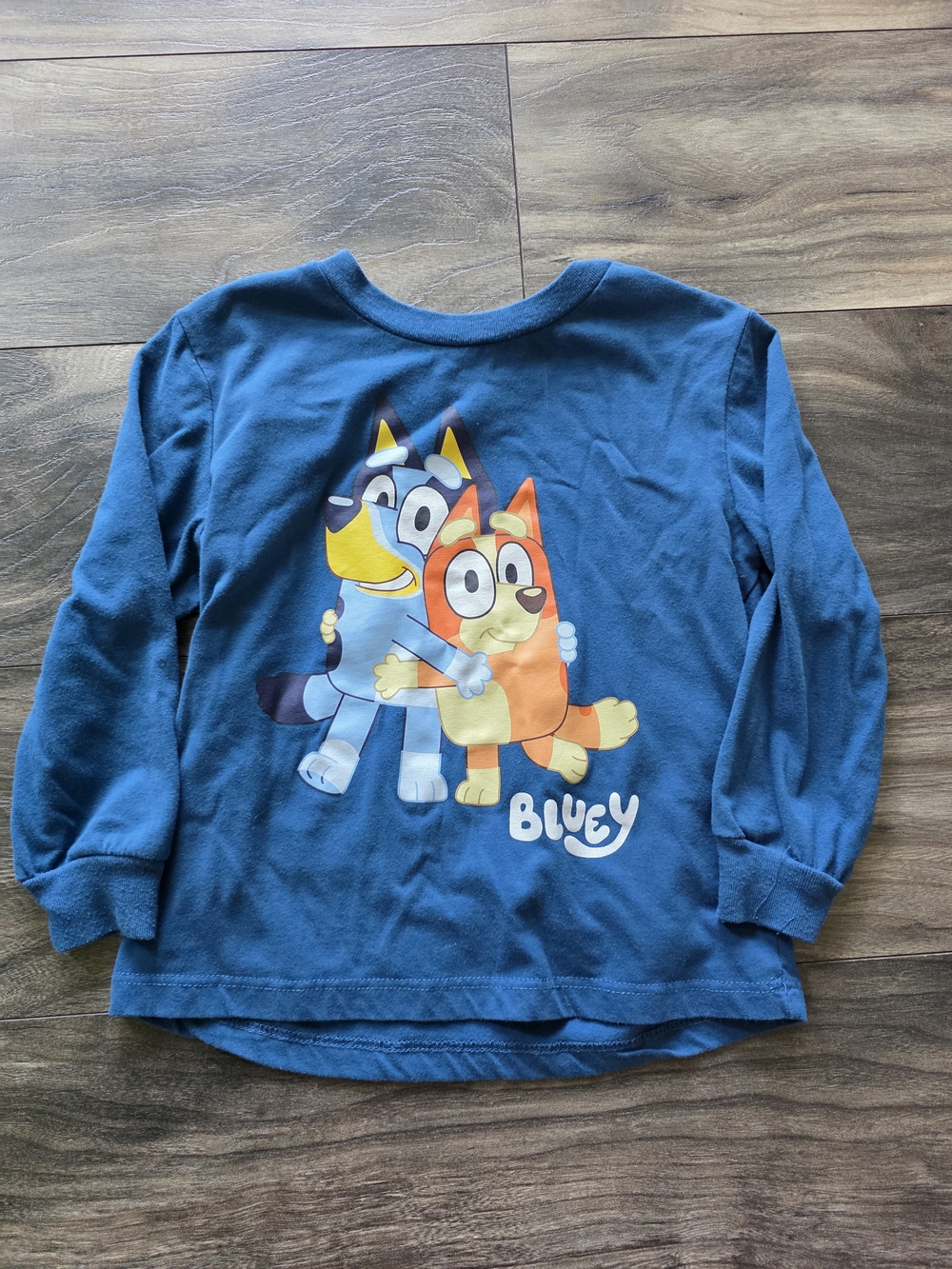 Bluey Graphic Long-Sleeve Tee for Kids - Blue